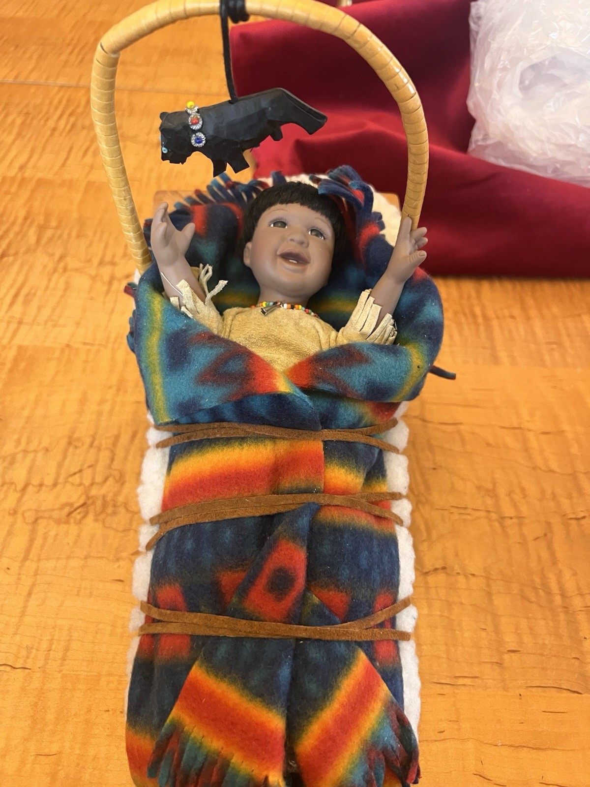 Native American Indian Baby Doll 12  In New