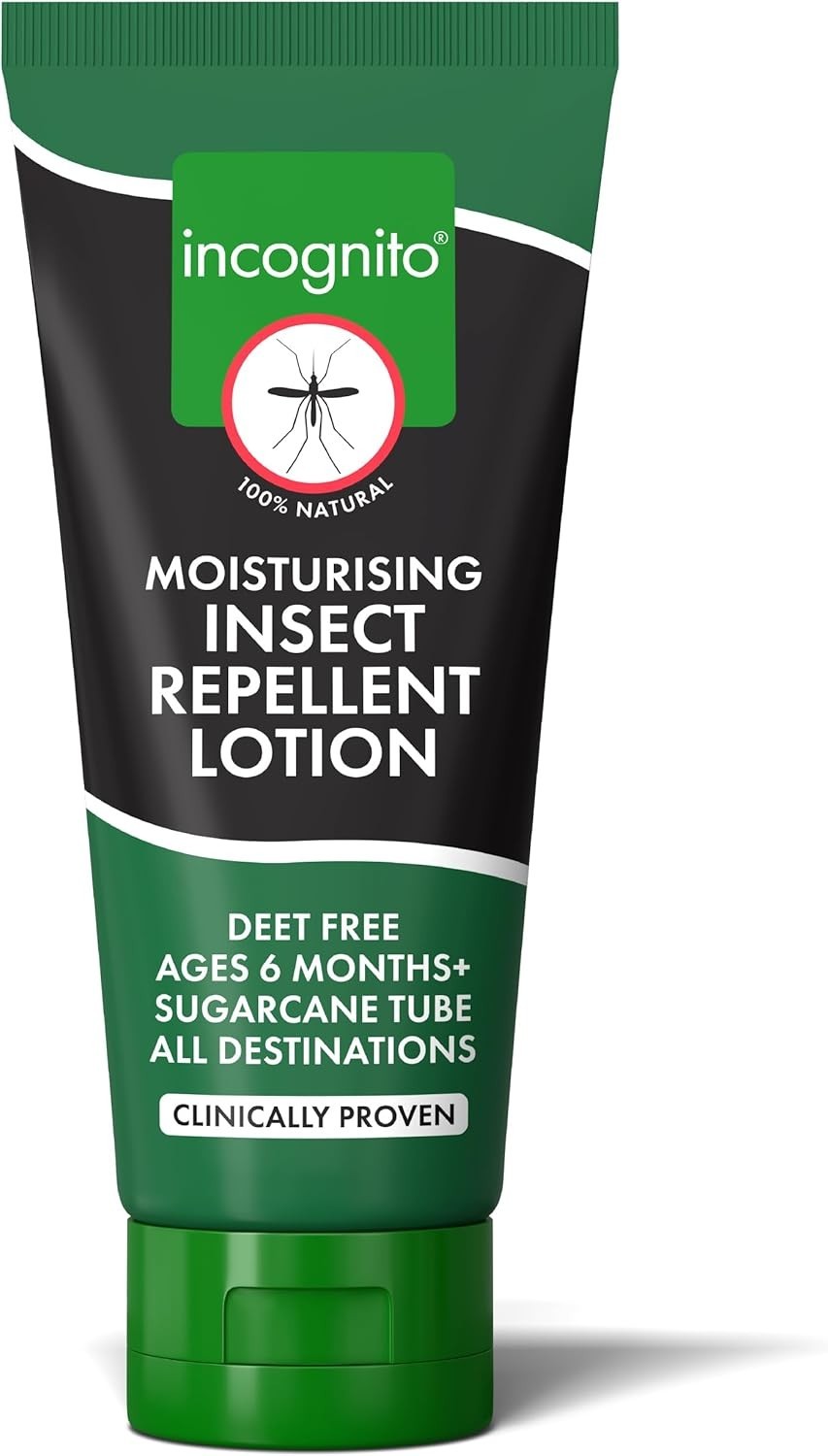 Incognito Mosquito Repellent Lotion Natural DEET Free 100ml Tube