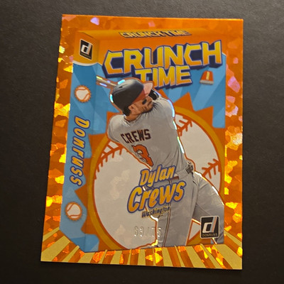 Panini Donruss Dylan Crews Crunch Time Insert #15 Nationals 63/75 2026 Low #