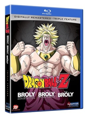 Dragon Ball Z: Broly Triple Feature (Broly/broly Second Coming/bio-bro Blu-ray