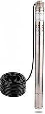Stainless Steel Deep Well Pump 1.5HP Submersible Screw Well Pump 220-240V/60Hz