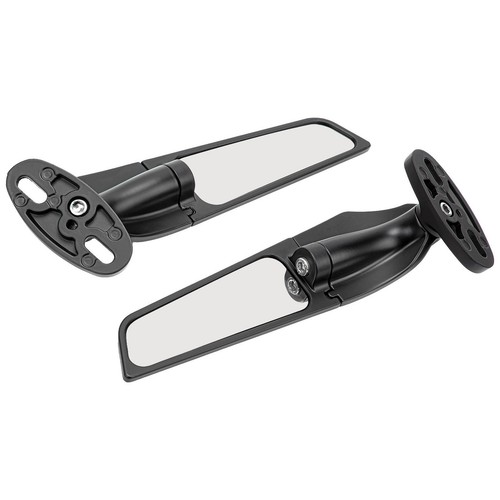 Motorcycle Rearview Mirror 2pcs Motorcycle Wind Wing Mirror For Modification - Picture 2 of 22