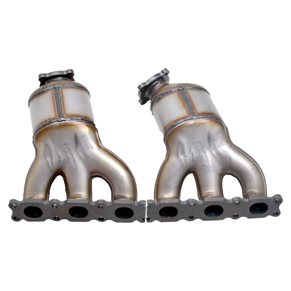 Juego de 2 convertidores catalíticos colectores para Volvo XC90 2007 2008 2009 2010 3,2 L Foto 4 de 4