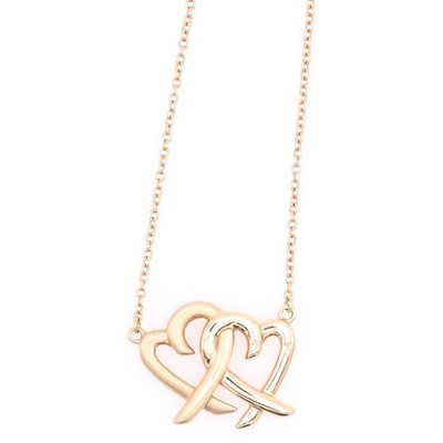Tiffany&Co. Double Loving Heart Necklace Paloma Picasso