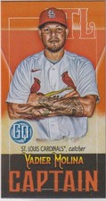 2021 Topps Gypsy Queen Yadier Molina   St. Louis Cardinals Captains Minis