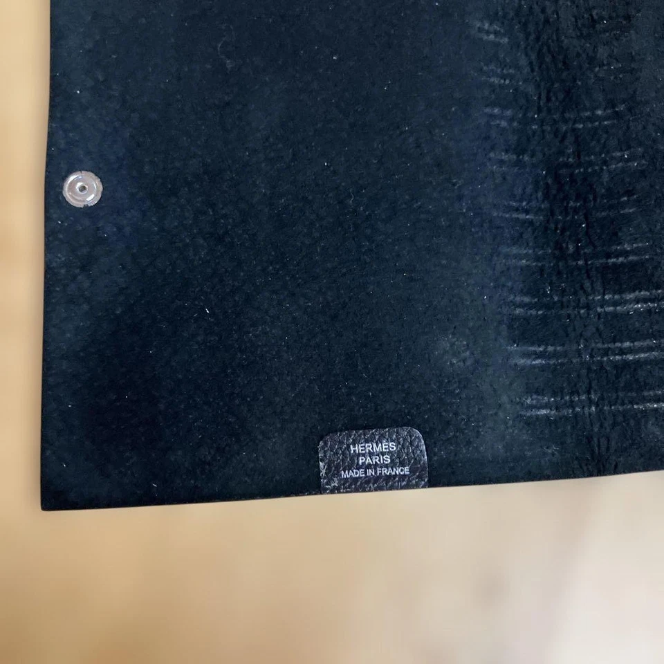 Hermès Ulysse PM Negro Planificador Cubierta Horario Libro Organizador Accesorio de JP Foto 3 de 4