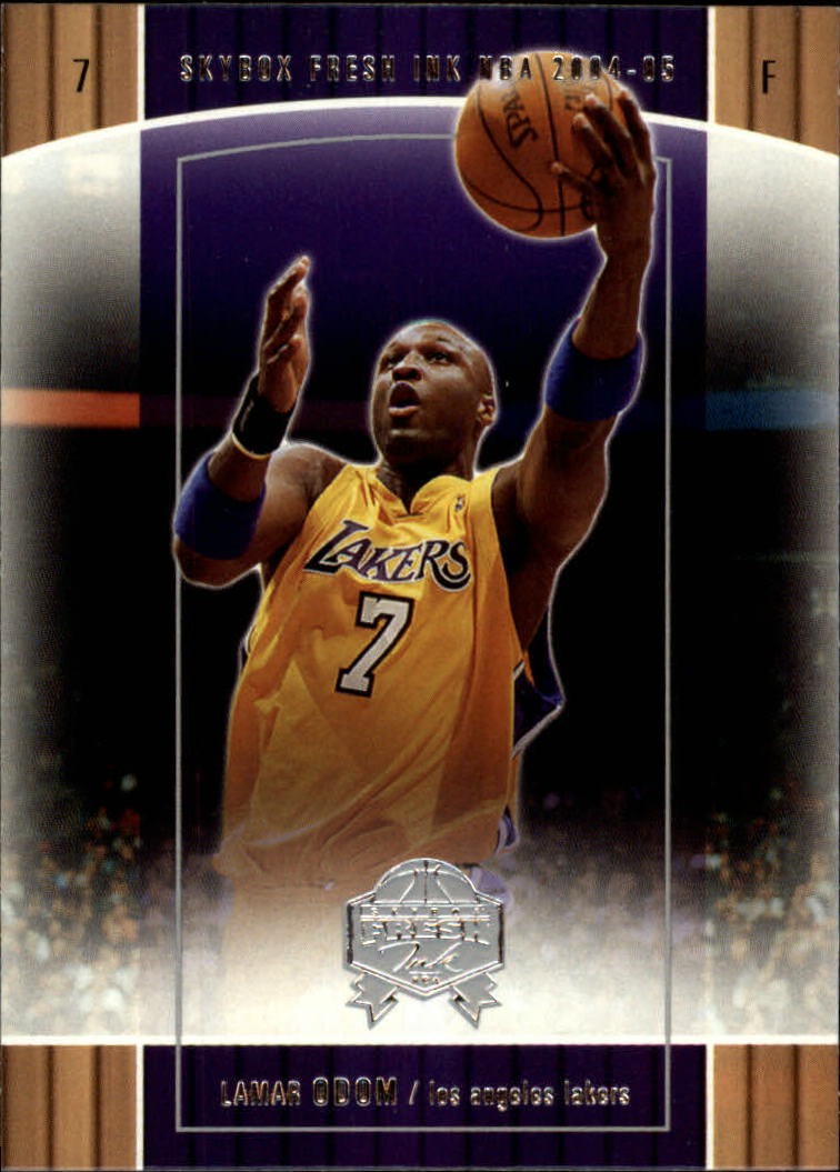 2004-05 Skybox Fresh Ink #45 Lamar Odom - BSK