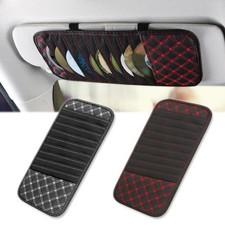 Car Auto Visor CD DVD Card Case Holder Clipper Car Disks Hold Organizer Bag Eage