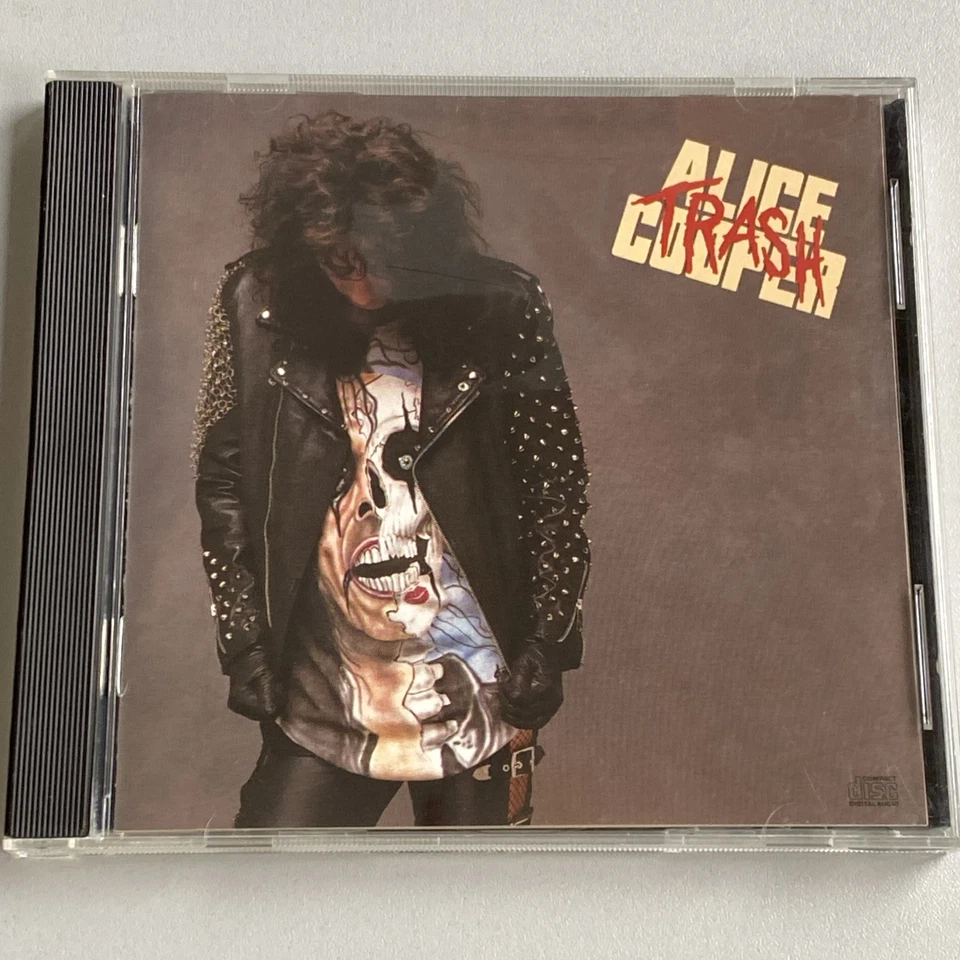 CD Alice Cooper - Trash 10 Songs 1989 rare US Press Poison Hardrock Mötley Crüe - Bild 2 von 4