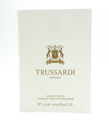 Trussardi Donna Eau de Parfum 1.5 ml Spray new with manufacturer's card