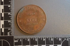 1856-1956 MICHIGAN STATE DENTAL ASSOCIATION CENTENNIAL KERR MFG. CO. TOKEN