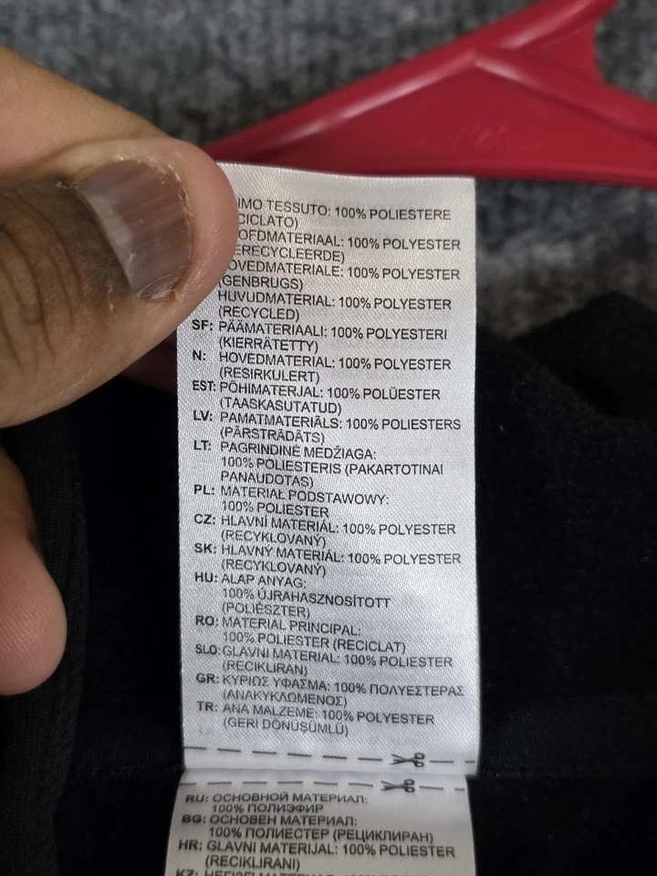 Louisville Cardinals Jacket Mens Medium Black NCAA Basketball Adidas AEROREADY - Image 3 of 4