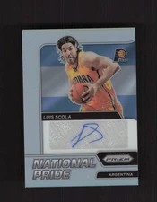2021-22 Panini Chronicles Luis Scola National Pride Signatures AUTO Silver /99