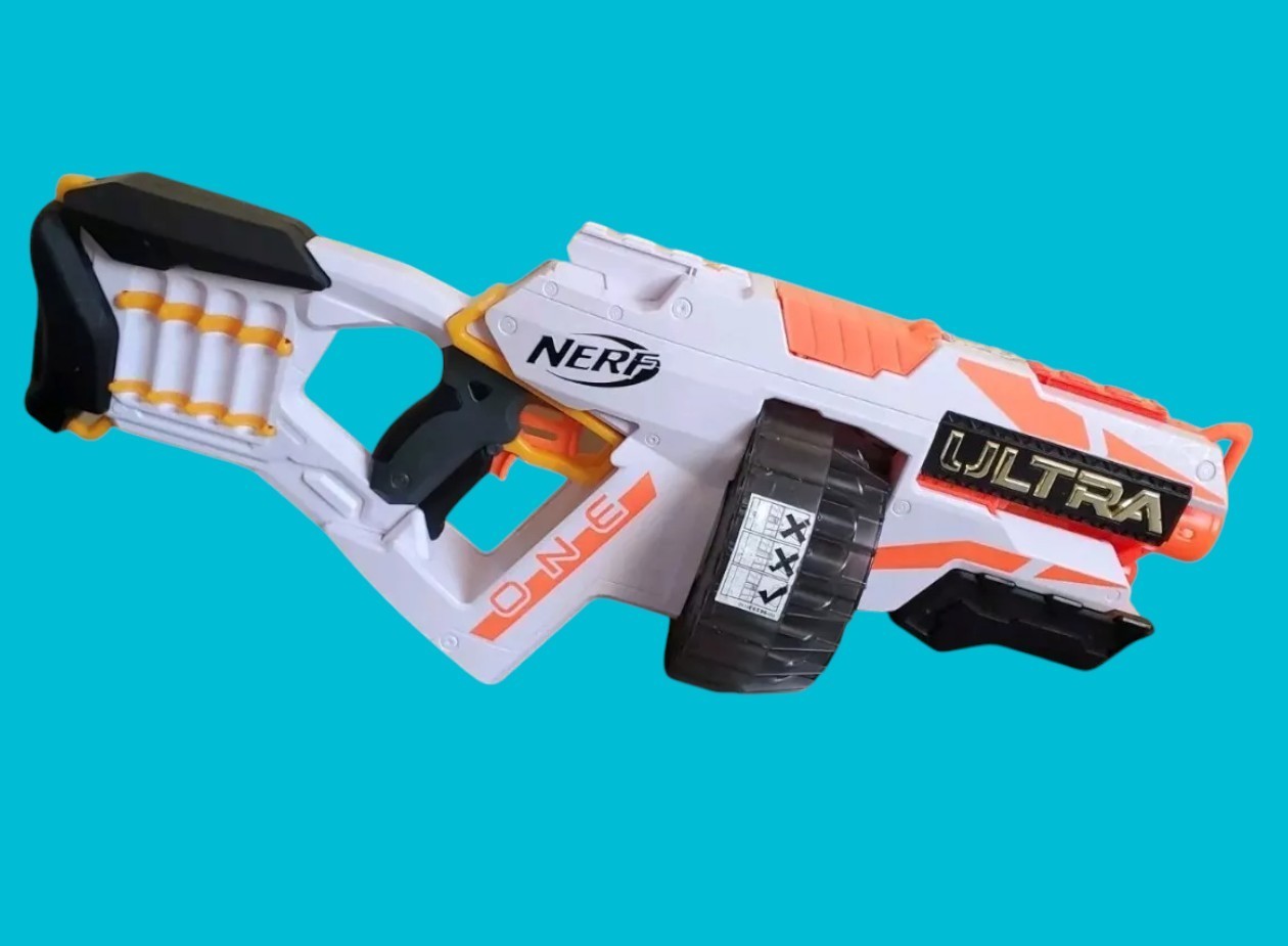 Pistolet NERF ULTRA ONE – Blaster Motorisé – Chargeur Rotatif 25 Coups – TBE