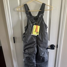 All in Motion Unisex Kid's Snow Bib - Gray, X-Small 4-5 New