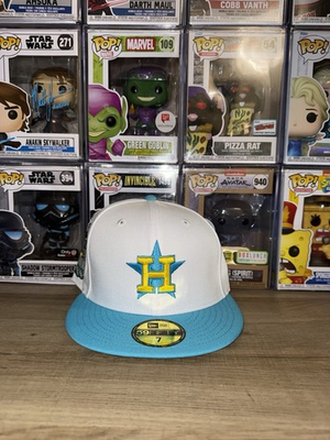 #ad Houston Astros Homer Simpson Cowboy New Era 59Fifty Fitted Hat Size 7 BNWT $125.00