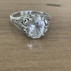 Vintage KABANA Sterling Silver Filigree Ring Sz 7