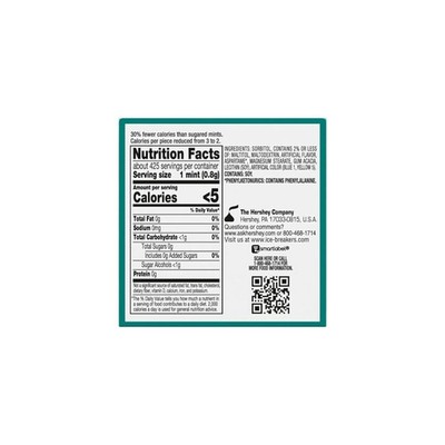 Wintergreen Flavored Mints - 8 Tins, Sugar Free