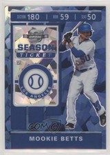 2020 Panini Chronicles Contenders Optic Blue Ice Prizm 8/99 Mookie Betts 0m4q