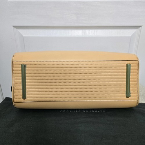 Bolso Proenza Schouler Pequeño Kiri Piel de becerro Nylon Mango Superior Sorbete con Bolsa para el Polvo - Imagen 7 de 9