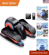 Quiet Electric Elliptical Leg Exerciser with Remote Control - Ideal for Home Use