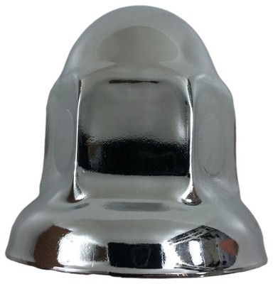 RoadPro W-33M 33mm Chrome Flanged Lug Nut Cover Semi Truck Wheel Cap Bulk 