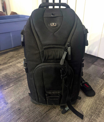 Tamrac Evolution 8 5788 Camera Backpack Nylon Black Padded Rain Cover