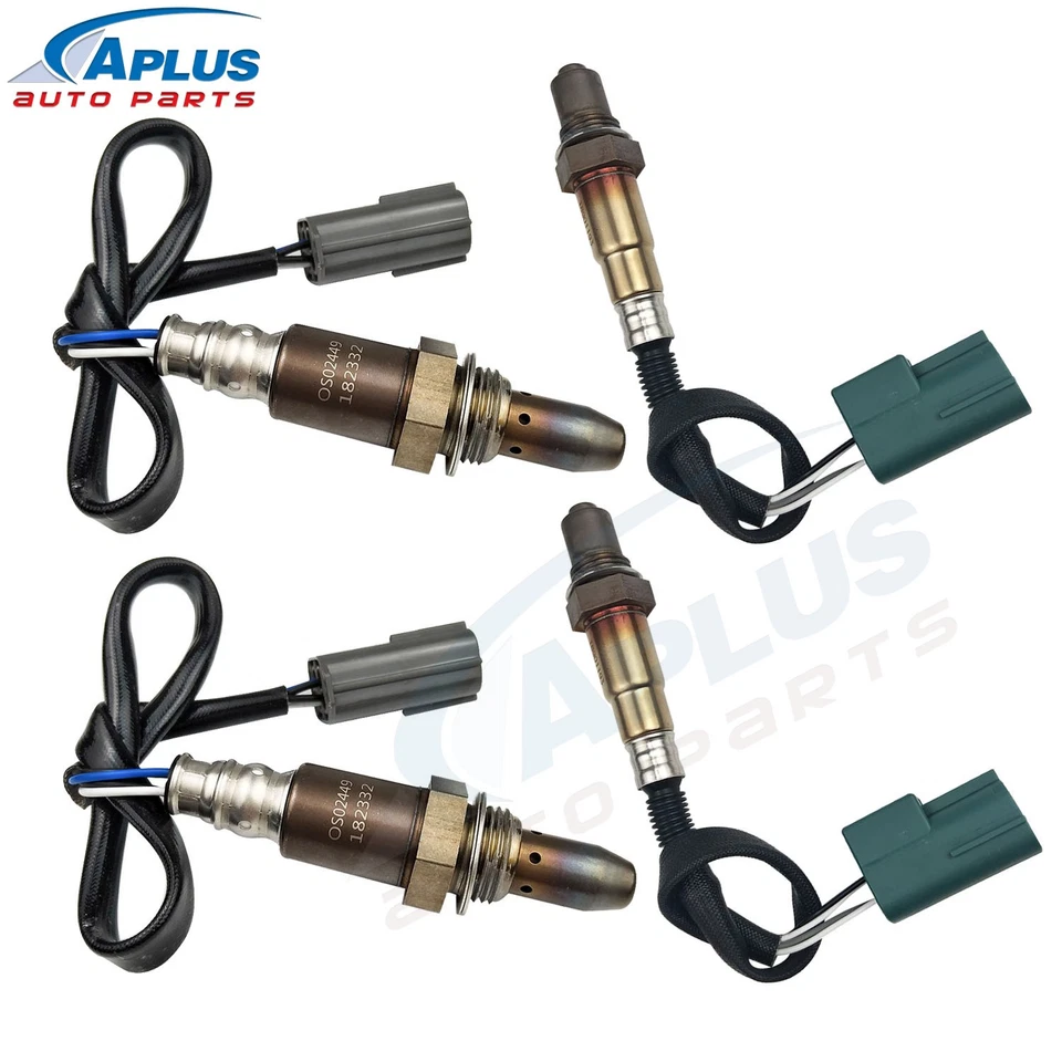 Sensor de oxígeno O2 ascendente y descendente 4 piezas para Nissan Pathfinder Titan 2008-2012 5,6 L Foto 2 de 4