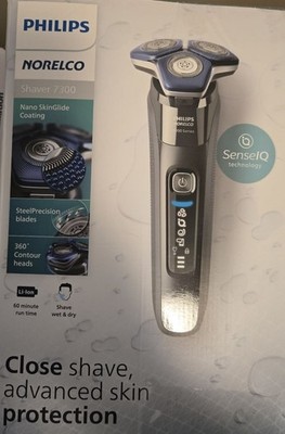 Philips Norelco Shaver 7300 Wet &Dry Electric Shaver with SenseIQ Technology NEW