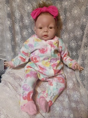 Otard Life Like Baby Girl Doll, Vinyl & Cloth, Beautiful Light Brown Eyes