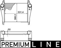 Mahle CI 268 000P LadeluftküHler