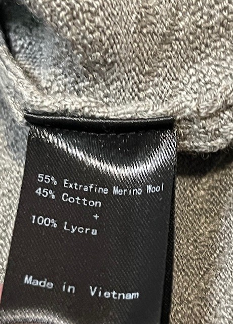 Wellen Huckberry Wool Blend Textured Fisherman Crewneck Sweater Size Medium