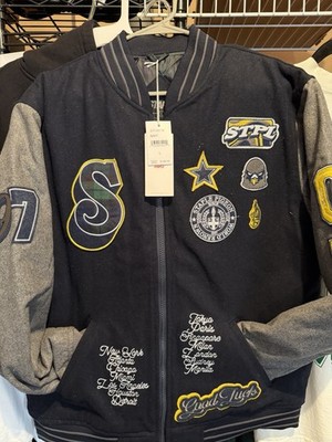 Jeff Staple Pigeon Varsity Style Embroidery Jacket Size Men Medium