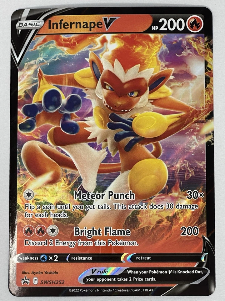 Infernape V SWS252 Jumbo Cards Holo - Image 2 of 3
