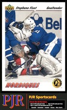 Stephane Fiset 1991-92 Upper Deck #452 Quebec Nordiques