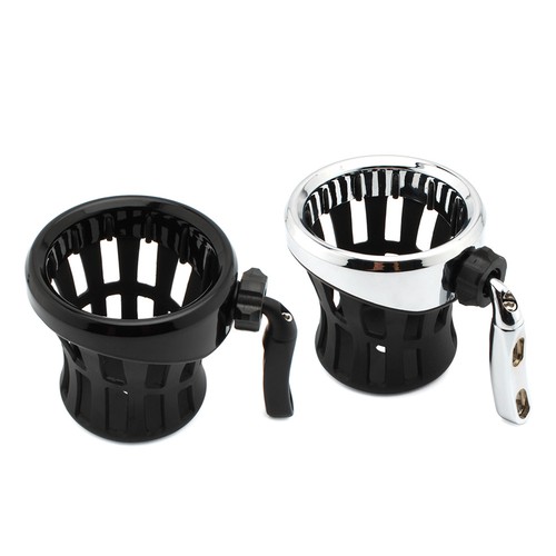 Motorcycle Handlebar Cup Holder Drink W/ Mesh Basket Mount Universal - Bild 3 von 24
