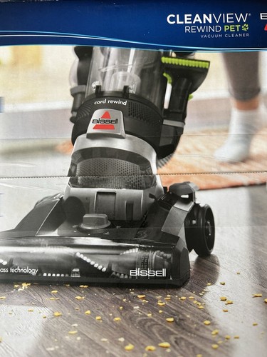 Bissell Cleanview Rewind Pet Vacuum Cleaner Model 3676U Grey - Picture 6 of 7