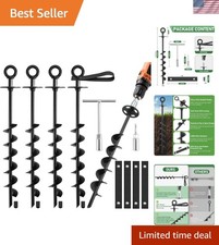 Ground Anchors Screw in - Heavy Duty Trampoline Anchors/Stakes for High Wind,...