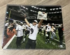 Justin Tucker Signed Autograph 11x14 Photo Ravens - Beckett COA