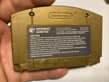 Nintendo N64 Legend of Zelda Majoras Mask Video Game Cartridge Gold