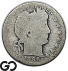 1896-O Barber Quarter