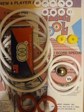 Kit complet ELASTIQUE BILLE AMPOULE- FLIPPER-STAR POOL- WILLIAMS-pinball rubber