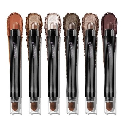 LUXAZA PRO Neutral Eyeshadow Stick Makeup Set, Metallic Shimmer Matte Cream E...