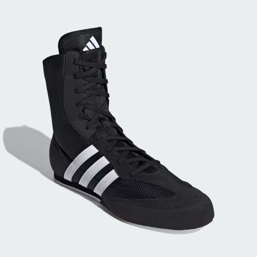 Adidas Box Hog 2 Boxing Boots Adult Boxing Shoes Kids Black Boxing Training Boot - 第 6/11 張圖片