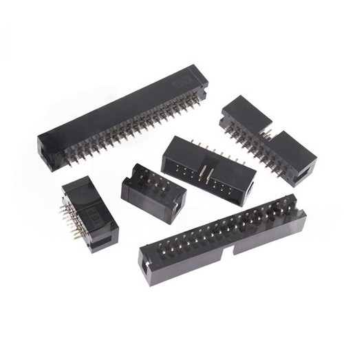 2.54mm -6 8 10 14 16 20 26 30 Ways IDC Straight Pin Boxed PCB Header Connectors - Picture 2 of 14