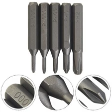 Long lasting Cross Screwdriver Bits PH0000 PH000 PH00 PH0 PH1 PH2 4mm Hex Shank