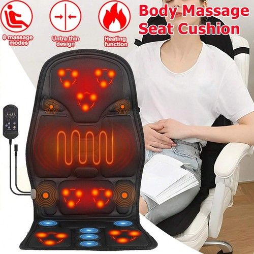 Dazone Massage Seat Cushion Pad,8 Modes Electric Heated Back Nec-Lightning Deals - Picture 12 of 17