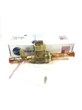 Superior Refrigerant Full Port 3/8” ODS Brass Ball Valve 586WAS-6ST W/ Access