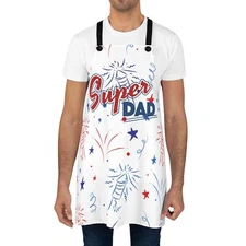 Super Dad Apron for Home Chefs, Gift for Father's Day, Cooking, Grilling, Baking