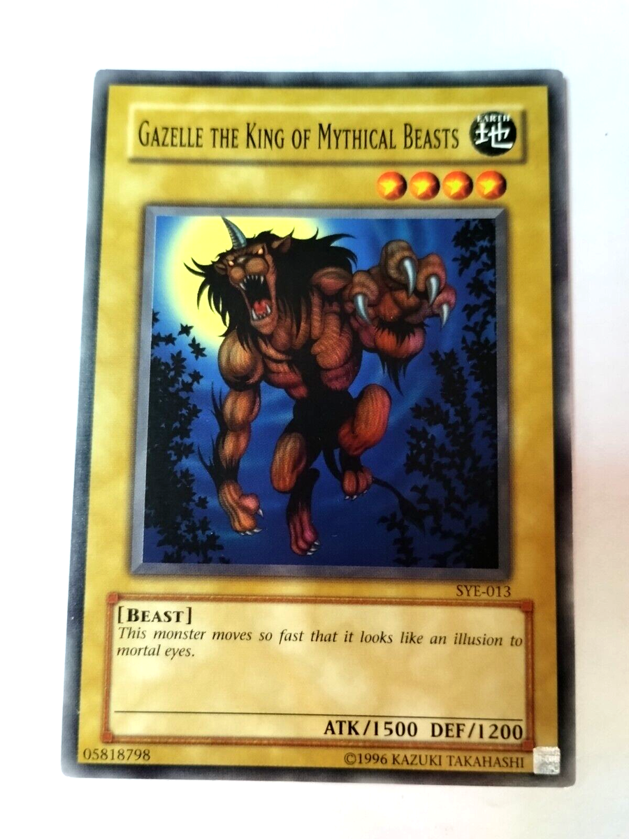 その他 L GEAR SOLID TRADING CARD GAZELLE 23 YuGiOh Gazelle the King of Mythical Beasts Starter Deck Yugi